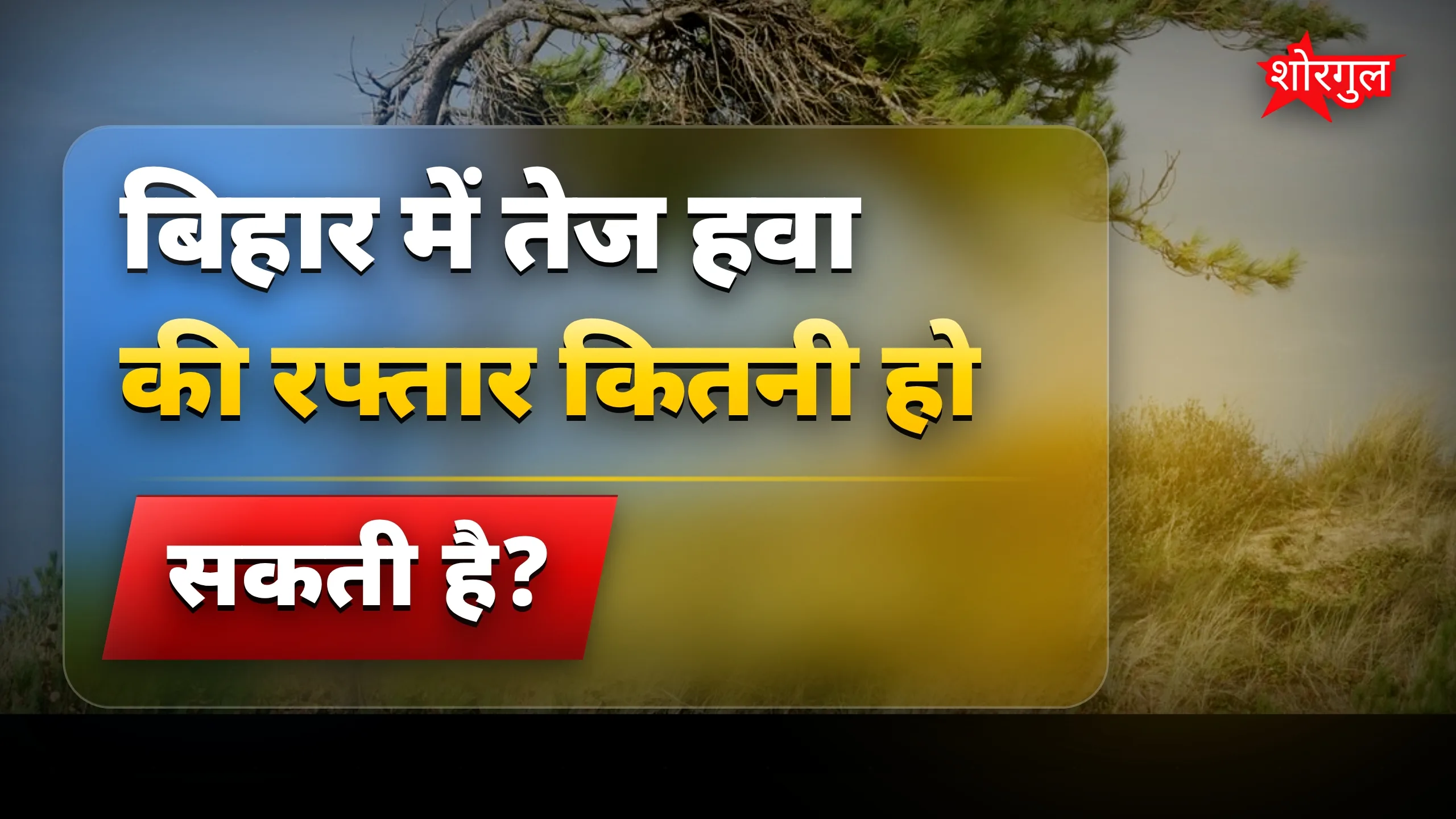 तेज हवा से सावधान रहें ⚠️