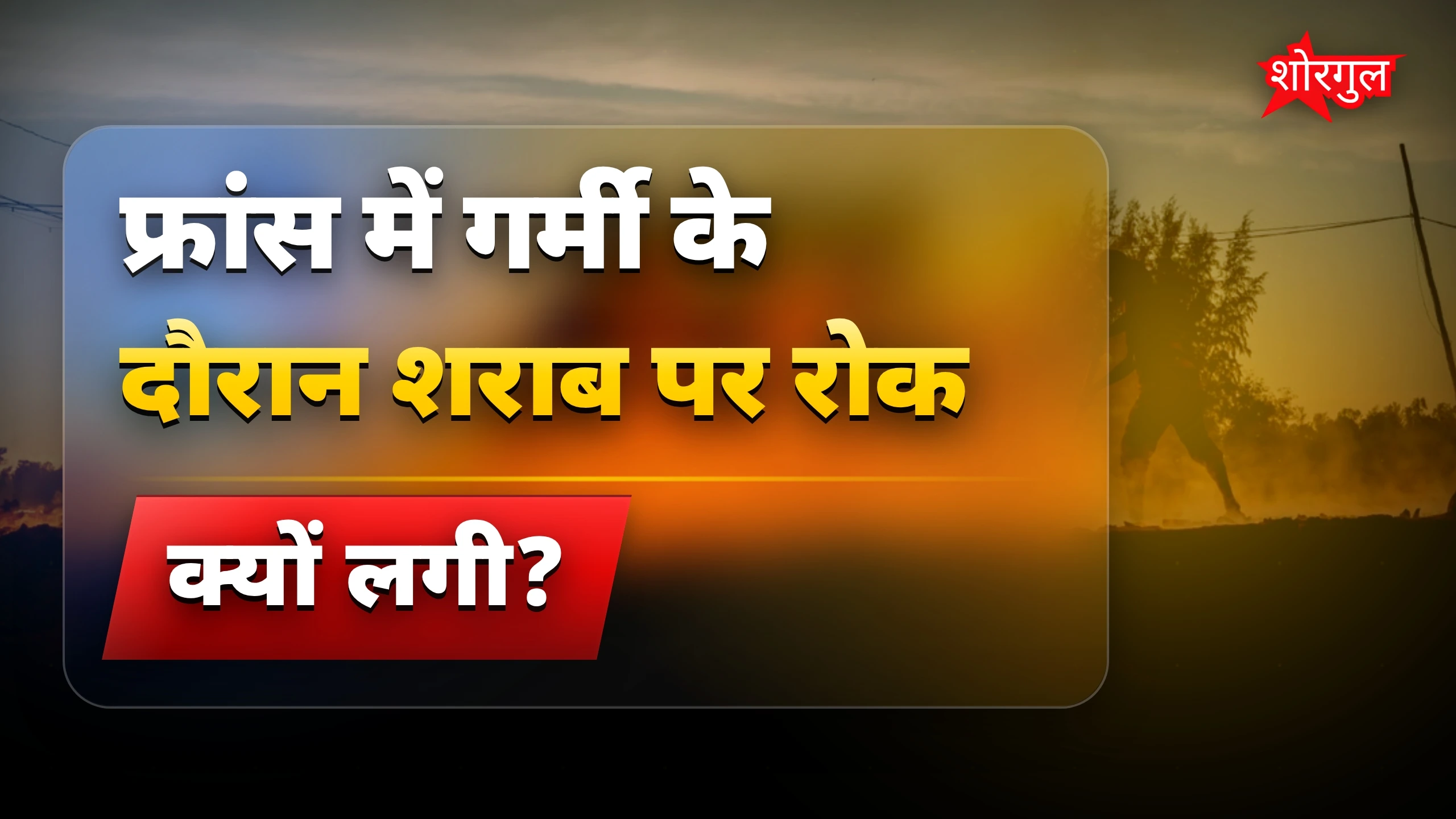 यूरोप में गर्मी की लहर, फ्रांस ने सार्वजनिक आयोजनों में शराब पर रोक लगाई