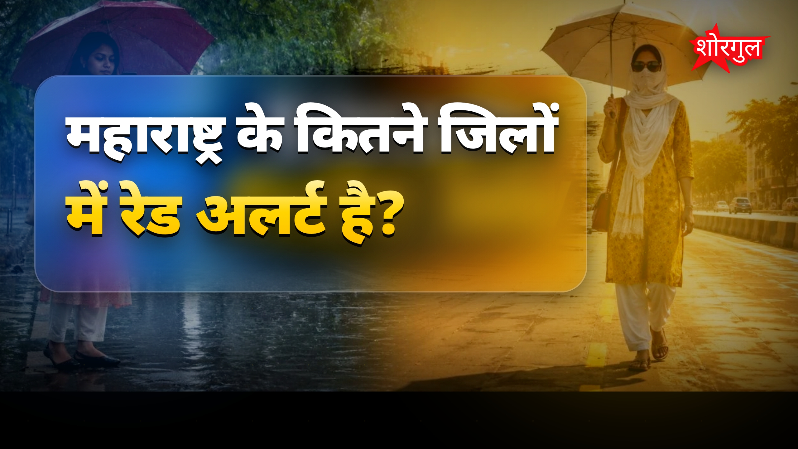 महाराष्ट्र मौसम अपडेट: विदर्भ में 6 जिलों को रेड अलर्ट, 9 जिलों में बारिश