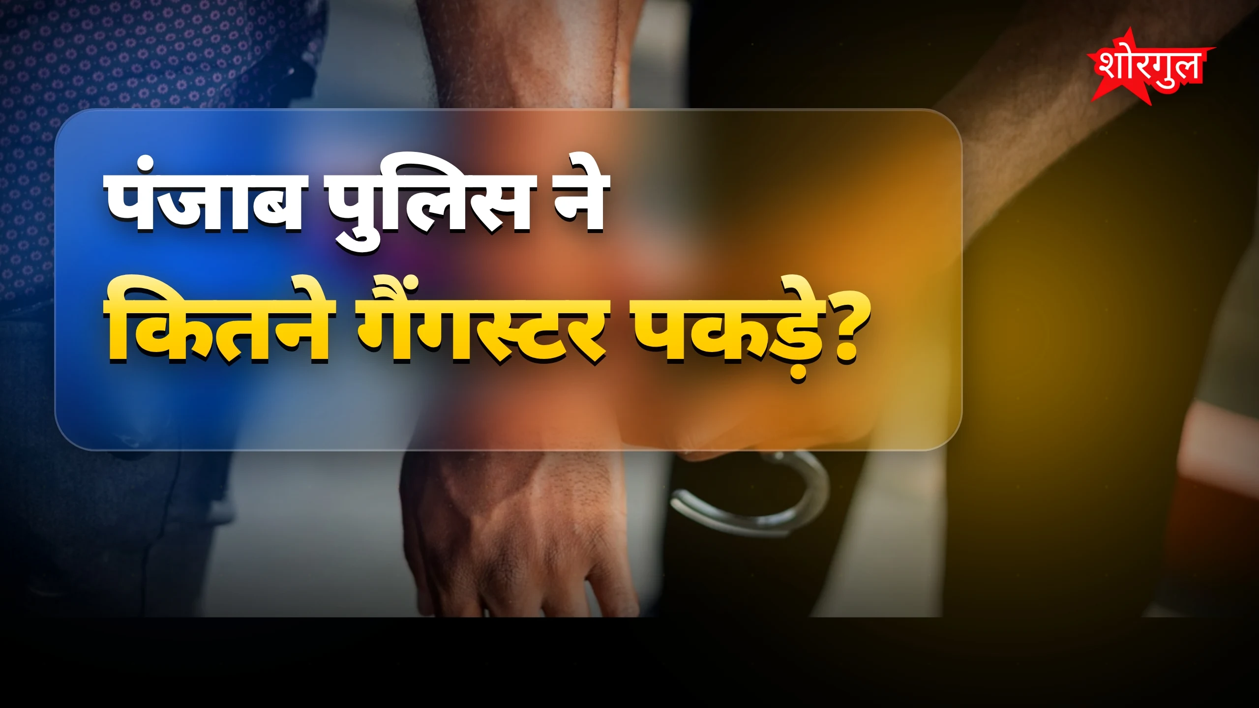 Punjab Police ने पकड़े तीन गैंगस्टर, मिले विदेशी हथियार